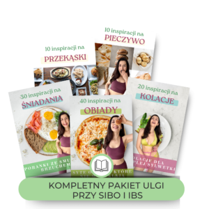 PŁASKI BRZUCH. KOMPLETNY PAKIET ULGI PRZY SIBO I IBS – Pakiet 5 ebooków + 2 dodatki